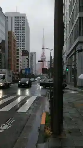 三田春日神社の周辺