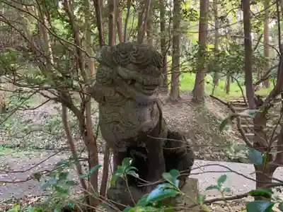 菅生神社の狛犬