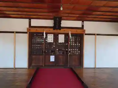 木留神社の本殿・本堂