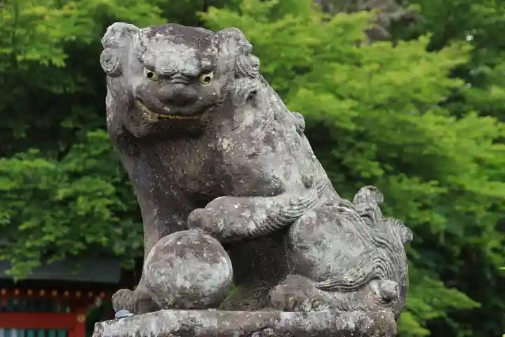 大鏑矢神社の狛犬