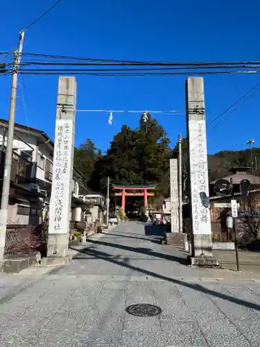 河口浅間神社の鳥居