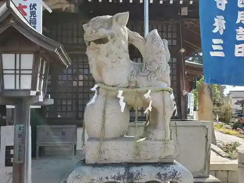 大山神社（自転車神社・耳明神社）の狛犬