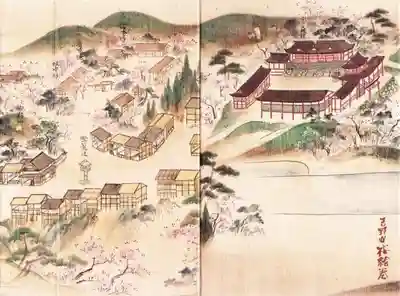 桜本坊の冊数限定御朱印帳です。吉野の古地図をイメージしています。