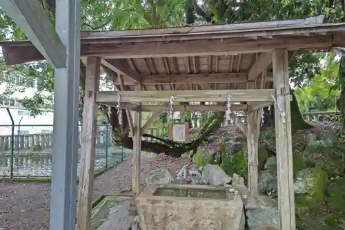 天鷹神社の手水