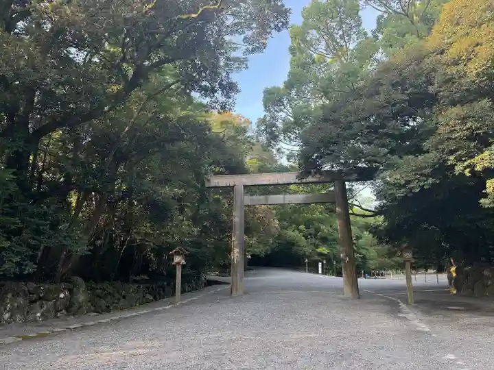 伊勢神宮内宮(皇大神宮)の鳥居
