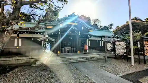 白金氷川神社の本殿・本堂