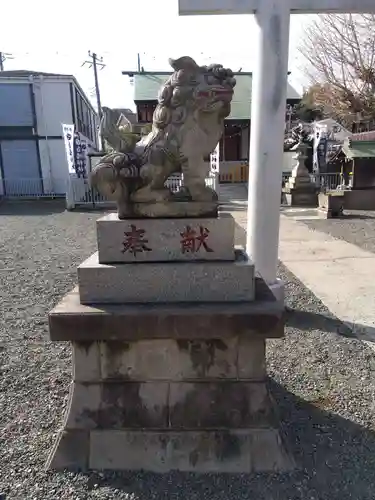 白幡神社の狛犬