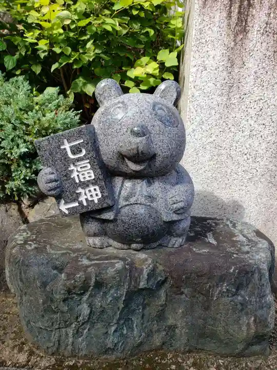 中野沼袋氷川神社の狛犬