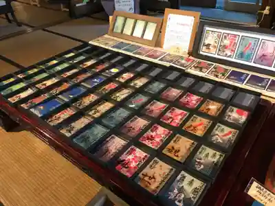 本堂内の書き置き御朱印