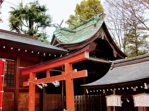 草加神社の本殿