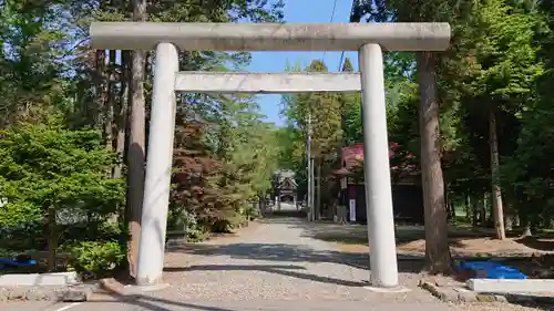 長沼神社の鳥居