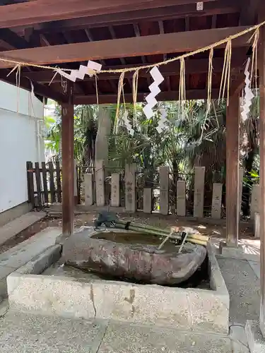 安居神社の手水舎