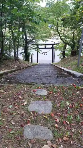 神居古潭神社の景色