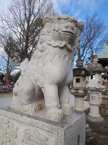 東石清水八幡神社の狛犬