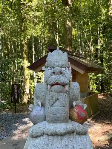 眞名井神社（籠神社奥宮）の狛犬