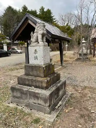 置戸神社の狛犬