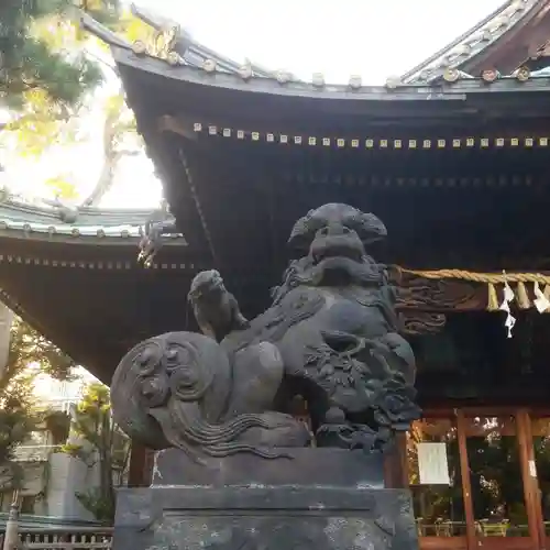 荏原神社の狛犬