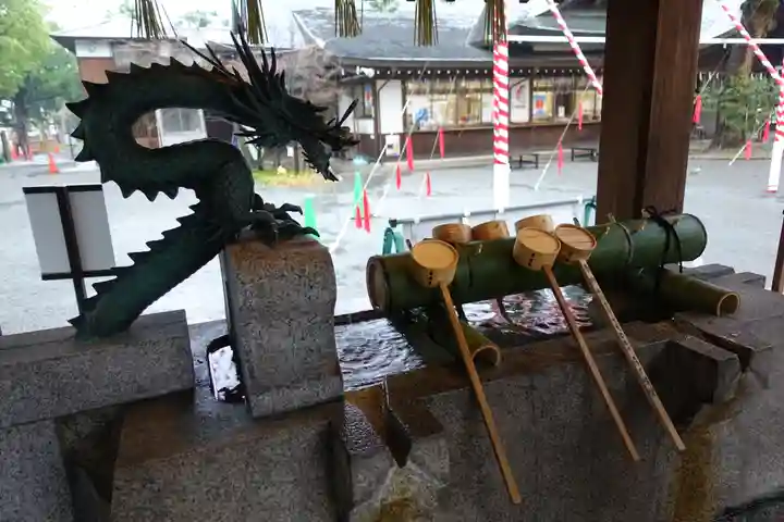 兵庫縣姫路護國神社の手水舎