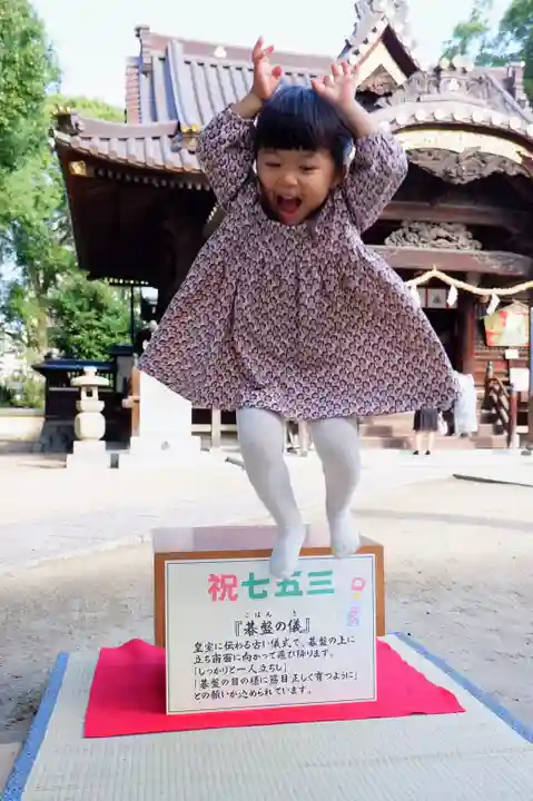 三津厳島神社の七五三参
