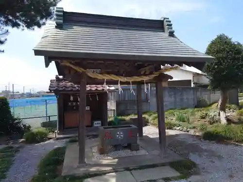 勝呂神社の手水