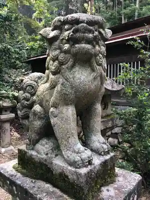 咸古神社の狛犬