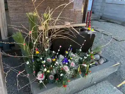 上尾御嶽神社の手水舎