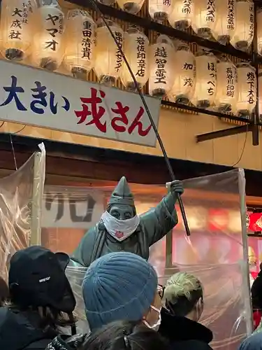 布施戎神社の像