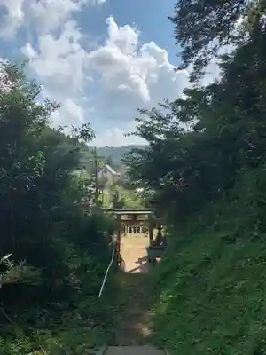 山神社の景色