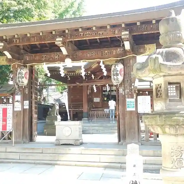 下谷神社の山門・神門