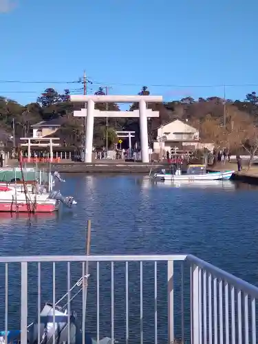 息栖神社の鳥居