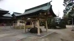 植田八幡宮の手水