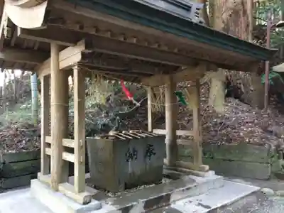槵觸神社の手水舎