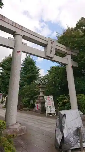 亀ケ池八幡宮の鳥居