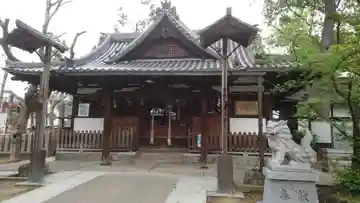 鴨高田神社の本殿・本堂