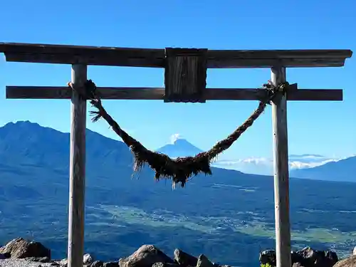 車山神社の鳥居