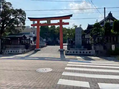 五社神社　諏訪神社の鳥居