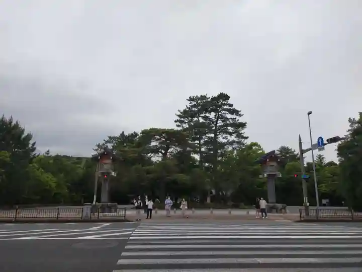 伊勢神宮外宮(豊受大神宮)の周辺