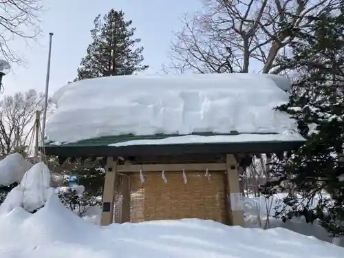 厚別神社の手水