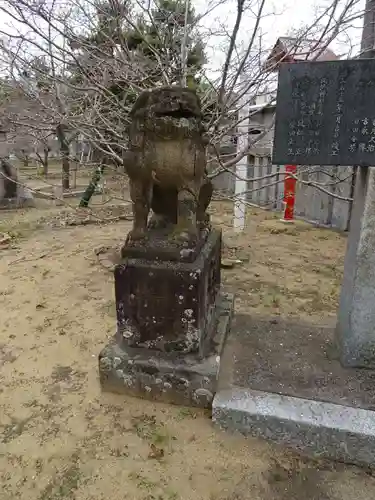 岡湊神社の狛犬