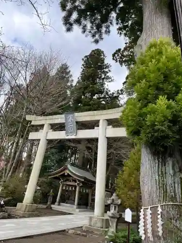 富士山東口本宮 冨士浅間神社の鳥居