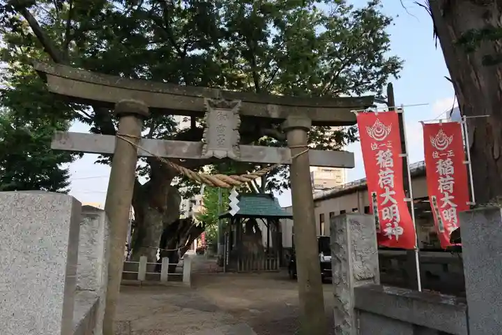 阿邪訶根神社の鳥居