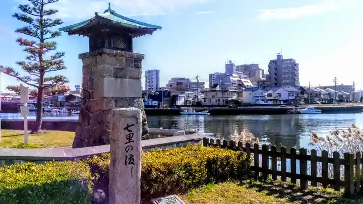 軻具突智社の周辺