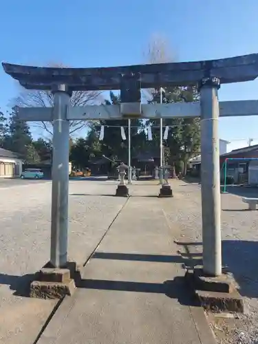 浅沼八幡宮の鳥居