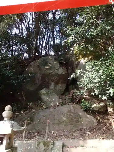 石床神社旧社地の自然