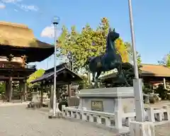 苗村神社の狛犬