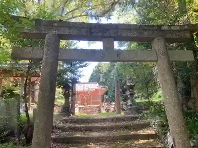 田中山大元神社の鳥居