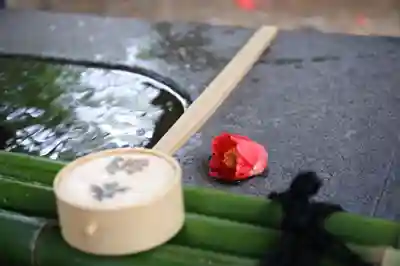 八百富神社の手水舎