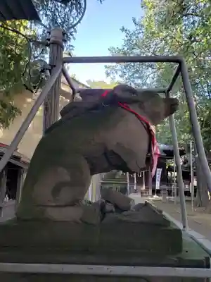 大宮前春日神社の狛犬