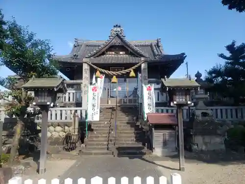 村國真墨田神社の本殿・本堂