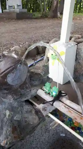 星置神社の手水舎